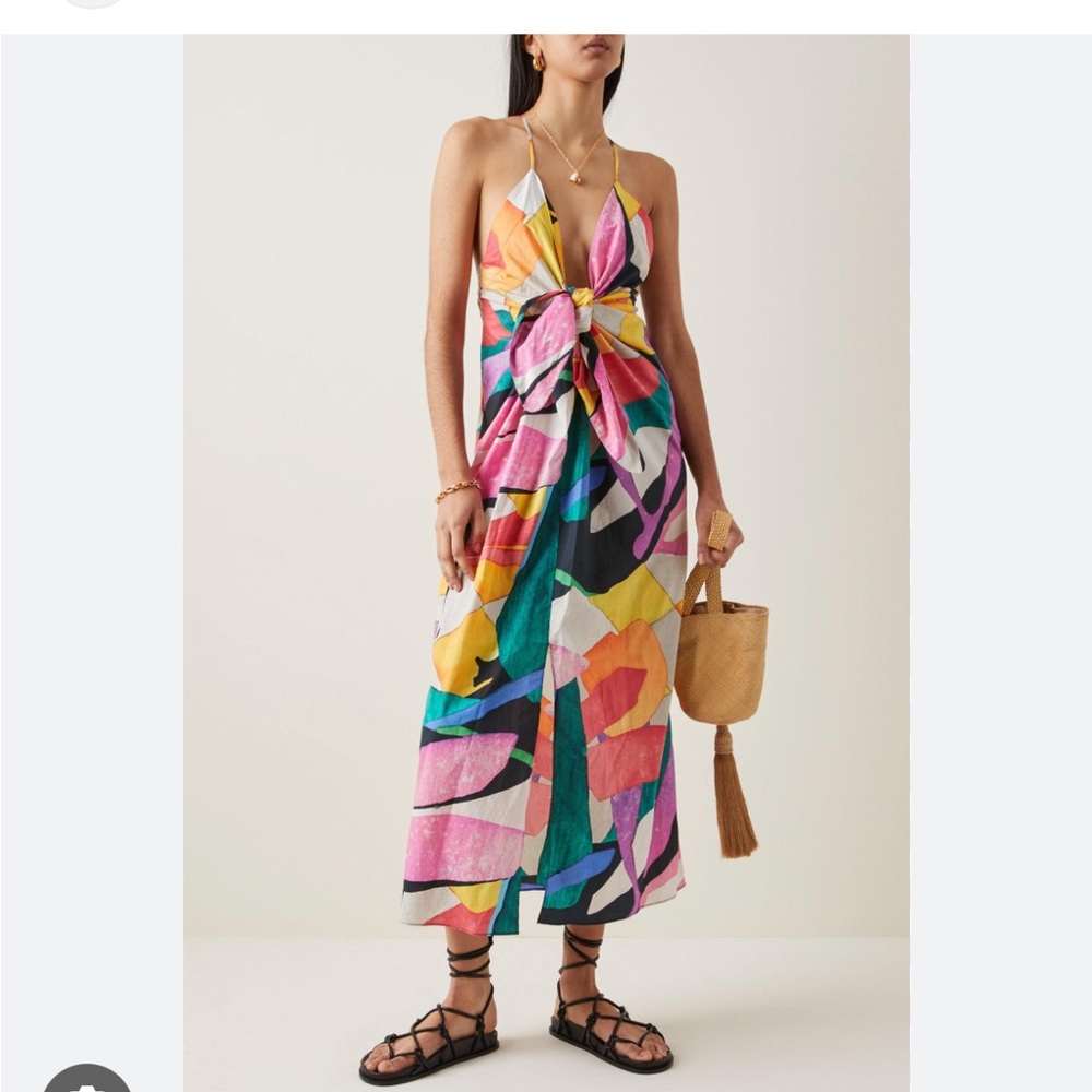 Mara Hoffman colorful cotton dress